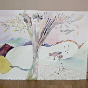 Aquarell - Schmetterling flieg - 56 x 76 cm - Tegernsee